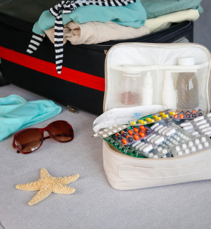 Reise und Reiseapotheke